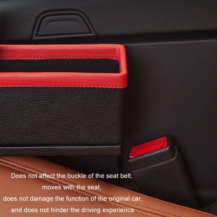 Car Seat Gap Storage Box Car Water Cup Holder Ashtray, Color: Right Beige
