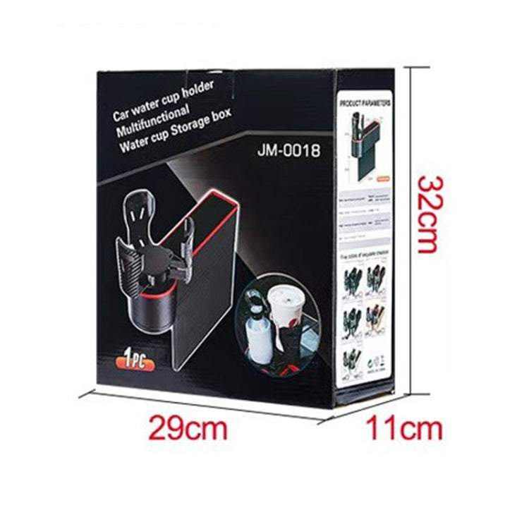 Car Seat Gap Storage Box Car Water Cup Holder Ashtray, Color: Left Black