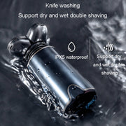 Men Multifunctional Electrical Shaver Rechargeable 5-Blade Shaving Razor(Black)