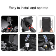 2 in 1 Car Mobile Phone Holder Multifunctional Water Cup Beverage Holder(SD-1055)