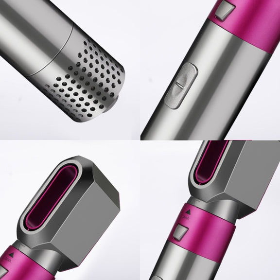 5 In 1 Hot Air Comb Automatic Curling Iron Square Model Hair Styling Comb Curling And Straightening, Plug: AU Plug