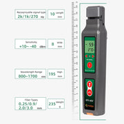 Komshine Fiber Optic Identifier Optical Cable Signal Direction Identifier With VFL Red Light 10mW(KFI-40V)