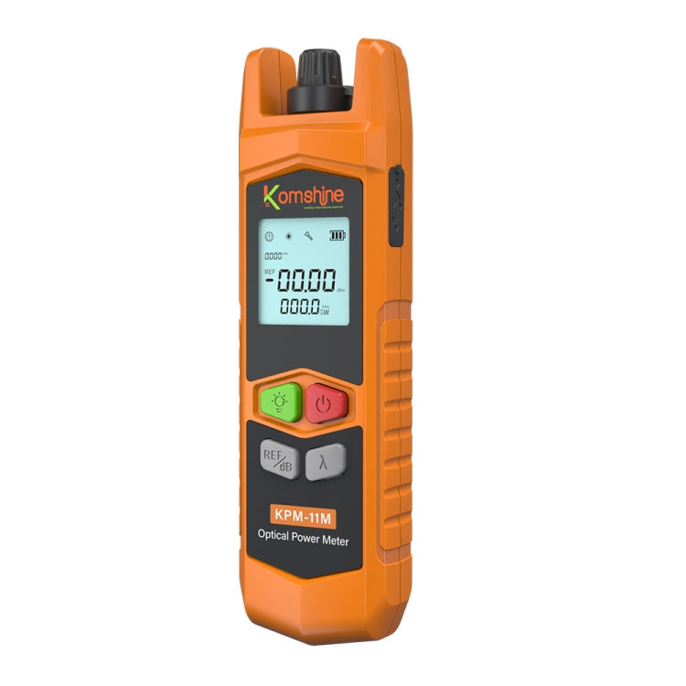 Komshine High Precision Optical Power Meter Mini Fiber Optic Light Attenuation Tester With LED, Specification: C-G/-50DBM to +26DBM