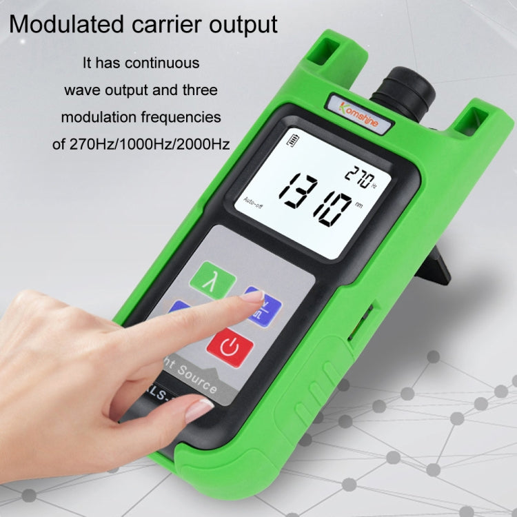 Komshine Handheld Laser Light Source Fiber Tester with LED Backlight, Model: KLS-35-M