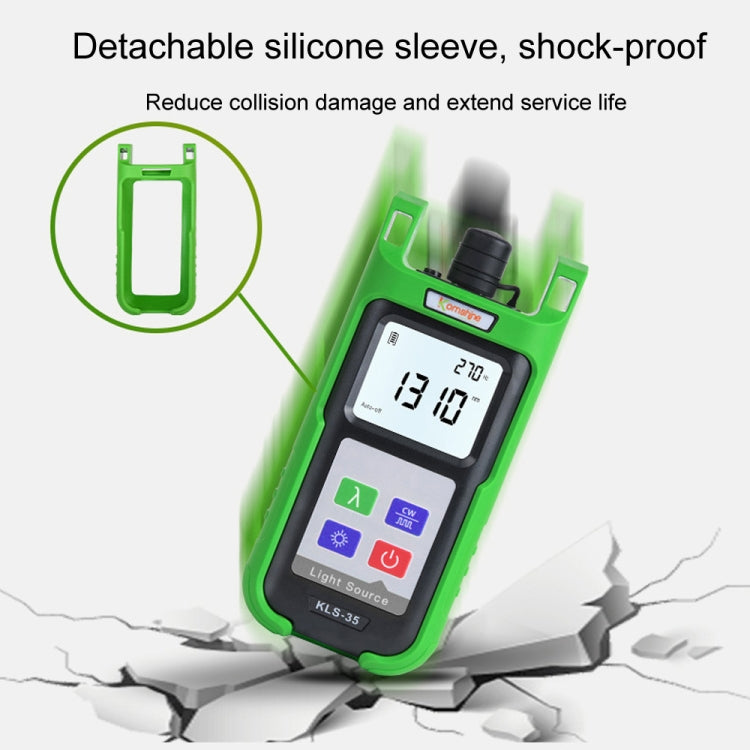 Komshine Handheld Laser Light Source Fiber Tester with LED Backlight, Model: KLS-35-M