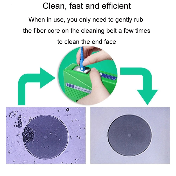 Komshine Handheld Cassette Fiber Cleaning Box Replacement, Model: CC-550-R