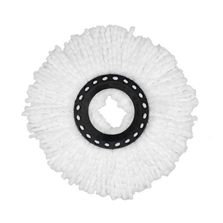 Fine Fiber Mop Pad For 15.8-16cm 360 Rotating Mop Cotton Yarn Replacement Cloths(Black)