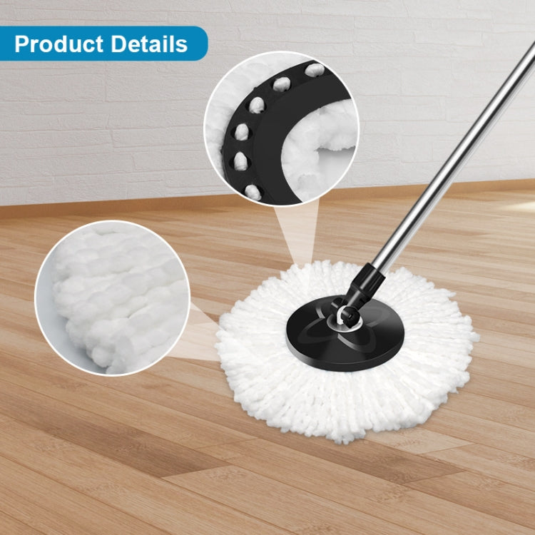 Fine Fiber Mop Pad For 15.8-16cm 360 Rotating Mop Cotton Yarn Replacement Cloths(Blue)