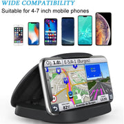 360 Degree Rotating Suction Cup Car Dashboard Mobile Phone Holder(Black)
