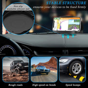 360 Degree Rotating Suction Cup Car Dashboard Mobile Phone Holder(Black)