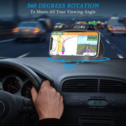 360 Degree Rotating Suction Cup Car Dashboard Mobile Phone Holder(Black)