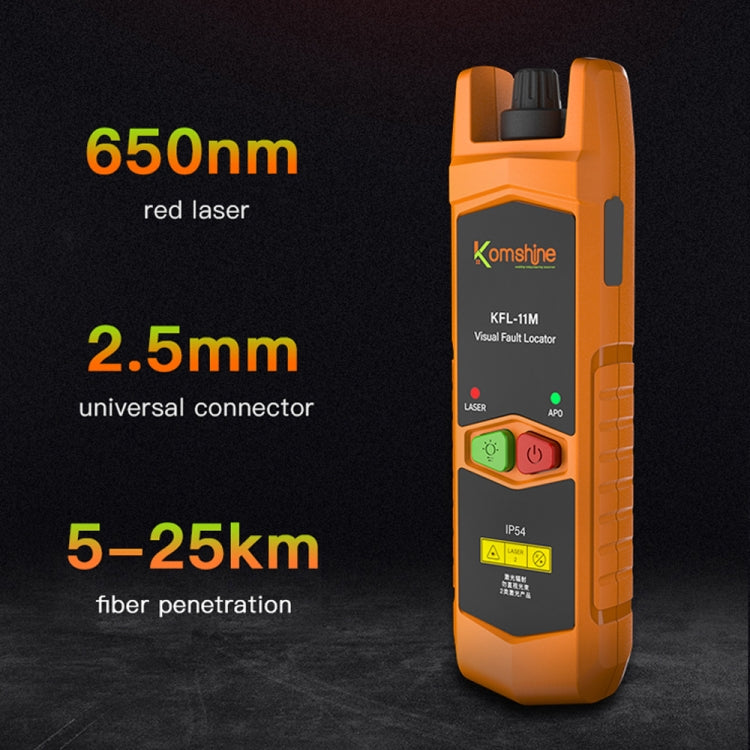Komshine Mini Red Light Fiber Optic Test Pen, Model: KFL-11M-10