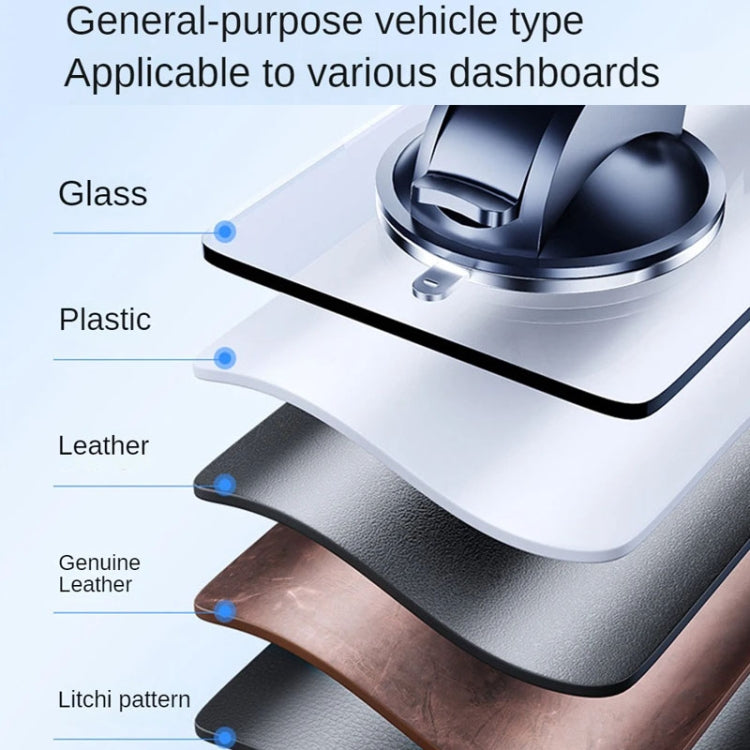 SHUNWEI SD-1132B Car Phone Suction Cup + Air Vent Holder Gravity Sensing Support Bracket(Blue)