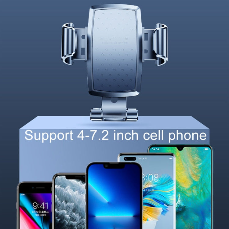 SHUNWEI SD-1132B Car Phone Suction Cup + Air Vent Holder Gravity Sensing Support Bracket(Blue)