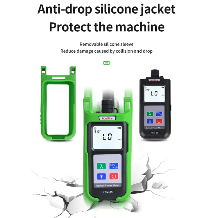 Komshine High-Precision Optical Power Meter Optical Cable Line Tester, Model: KPM-35-A/-70DBM to +6DBM