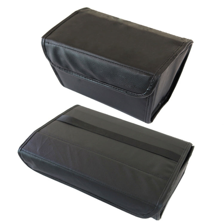 For Tesla Model Y PU Leather Car Interior Storage Glove Box Modification Accessories, Style: Air Outlet Model