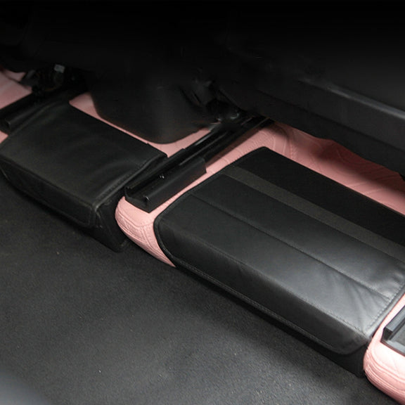 For Tesla Model Y PU Leather Car Interior Storage Glove Box Modification Accessories, Style: Air Outlet Model