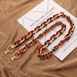 Retro Mobile Phone Chain Lanyard Tortoiseshell Acrylic Resin Bag Chain with Spacer, Spec: L205-3HS-120cm - Lanyards & Wrist Straps by PMc TechLife | Online Shopping South Africa | PMc TechLife | Buy Now Pay Later Mobicred