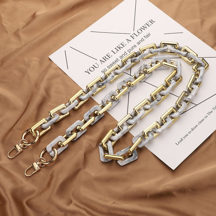Retro Mobile Phone Chain Lanyard Tortoiseshell Acrylic Resin Bag Chain with Spacer, Spec: L205-3HS -60cm