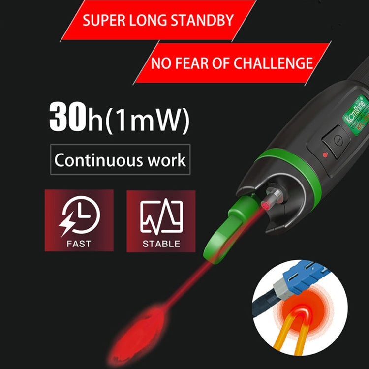 KomShine Metal Visible Laser Light Source Fiber Optic Red Light Pen, Model: KFL-11P-20MW