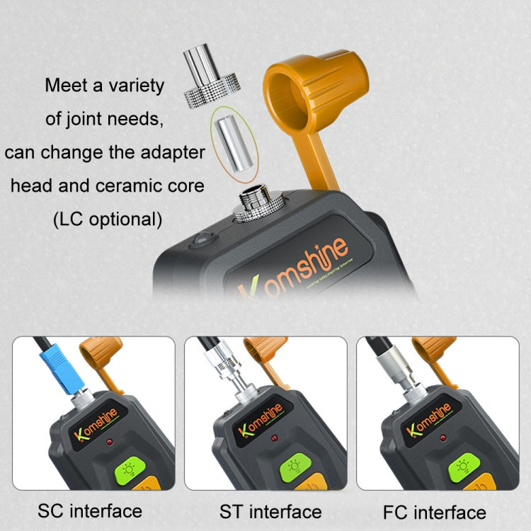 Komshine 15km Mini Optical Fiber Breakpoint Positioning Test Red Light Pen, Specification: KFL-Q-20MW