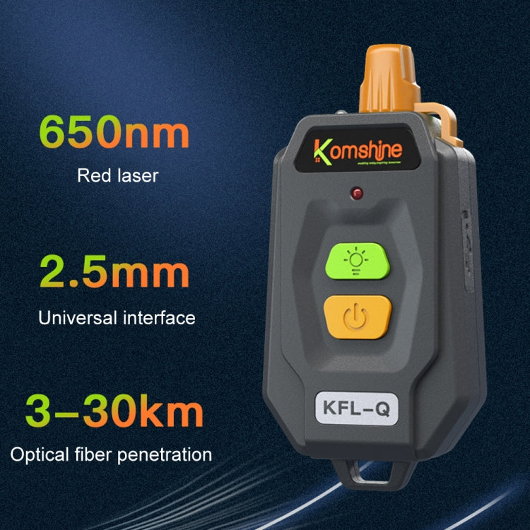 Komshine 15km Mini Optical Fiber Breakpoint Positioning Test Red Light Pen, Specification: KFL-Q-20MW
