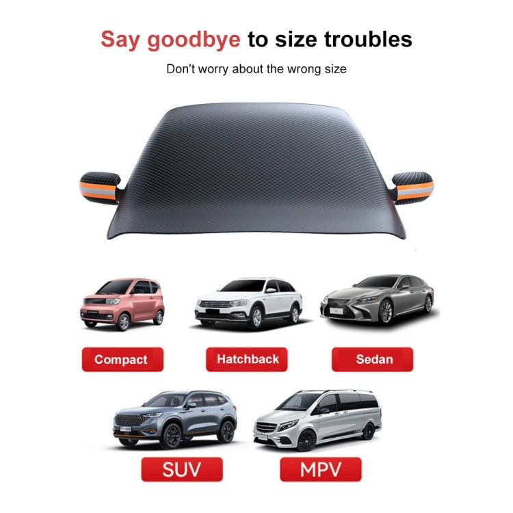 ST-3959 Snow Cover Front Windshield Strong Magnetic Adsorption Car Windshield Cover Oxford Cloth Comprehensive Protection