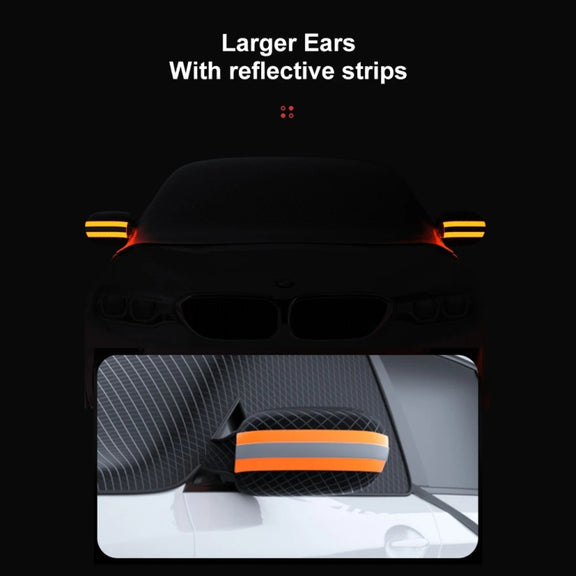 ST-3959 Snow Cover Front Windshield Strong Magnetic Adsorption Car Windshield Cover Oxford Cloth Comprehensive Protection