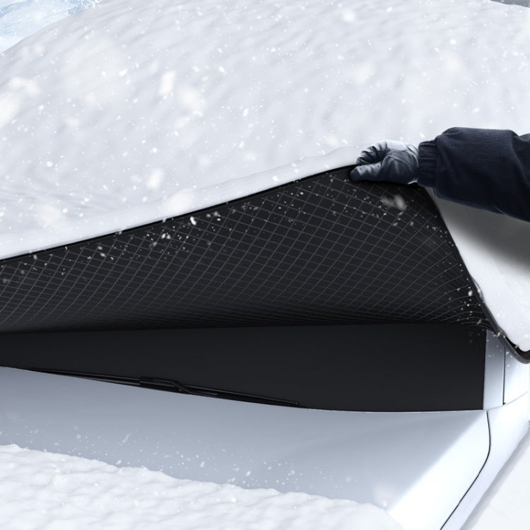 ST-3959 Snow Cover Front Windshield Strong Magnetic Adsorption Car Windshield Cover Oxford Cloth Comprehensive Protection