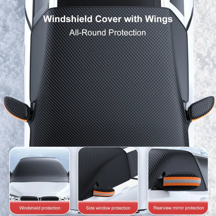 ST-3959 Snow Cover Front Windshield Strong Magnetic Adsorption Car Windshield Cover Oxford Cloth Comprehensive Protection