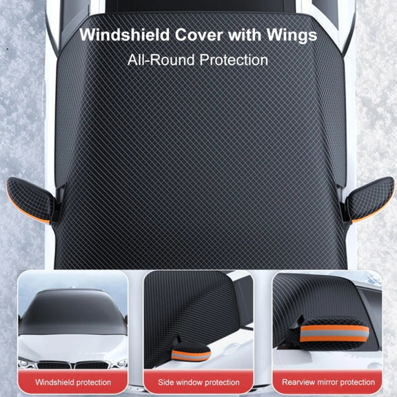 ST-3959 Snow Cover Front Windshield Strong Magnetic Adsorption Car Windshield Cover Oxford Cloth Comprehensive Protection