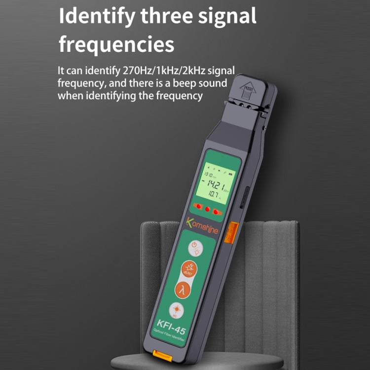 Komshine Optical Fiber Signal Direction Identification Instrument, Model: KFI-45-L