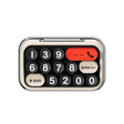 bbdd Keyboard Modeling Moving Number Plate Car Temporary Parking License Card(Beige) - free shipping - PMC TechLife - Order now!