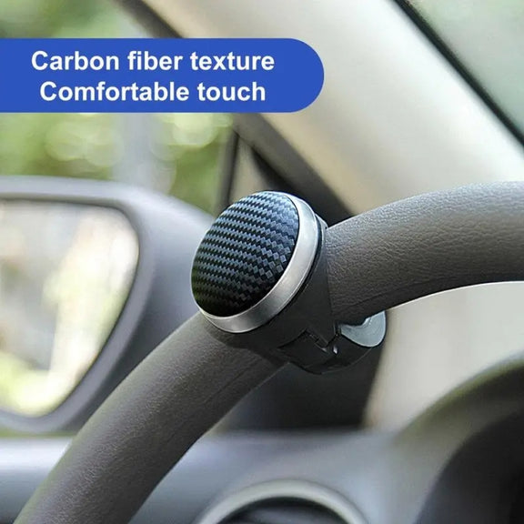 DM-123 Car Steering Wheel Auxiliary Bearing Universal Turning To Help Saving Effort To Turn To Help Ball(Black)