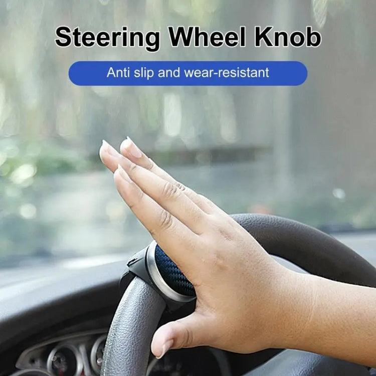 DM-123 Car Steering Wheel Auxiliary Bearing Universal Turning To Help Saving Effort To Turn To Help Ball(Black)