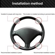 DM-123 Car Steering Wheel Auxiliary Bearing Universal Turning To Help Saving Effort To Turn To Help Ball(Black)