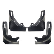 For Tesla Model Y Car Punch-Free Front And Rear Wheel Soft Rubber Mudguards, Style: Carbon Fiber