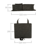 Felt Car Storage Bag Car Back Seat Hanging Organizer Bag(Beige)