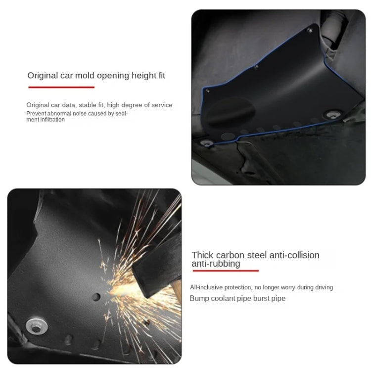 For Tesla  Model 3 Car Coolant Guard Board Chassis Pipe Protection Baffle Engine Battery Condenser Case