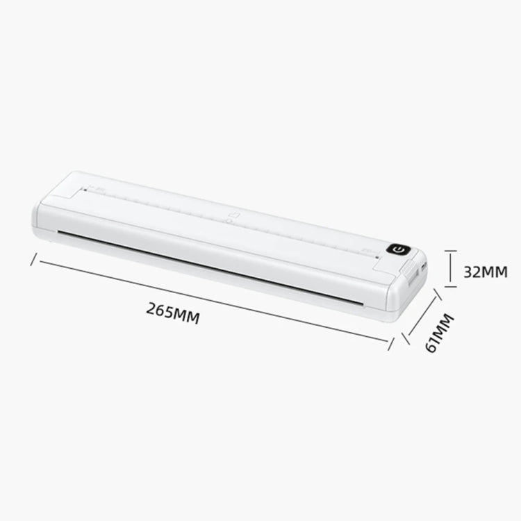 Small A4 Home Office Portable Inkless Printing Thermal Paper, Model: 200pcs Thermal Paper
