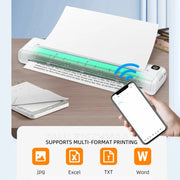Small A4 Home Office Portable Inkless Printing Thermal Paper, Model: 200pcs Thermal Paper