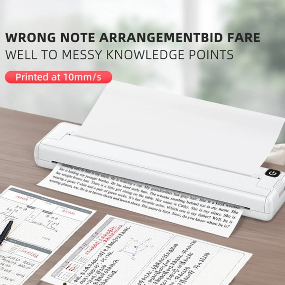 Small A4 Home Office Portable Inkless Printing Thermal Paper, Model: 200pcs Thermal Paper