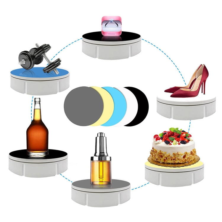 Rotating Booth PVC Background Board Live Product Display Accessories, Random Color Delivery, Specification: 15cm