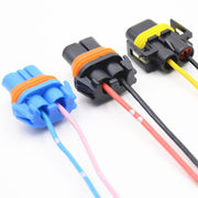 1pair For H11 / H8 / 881 Car Headlight Socket Light Holder Plug With Cable