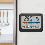 Indoor Temperature And Humidity Monitor Thermometer Hygrometer With Perpetual Calendar