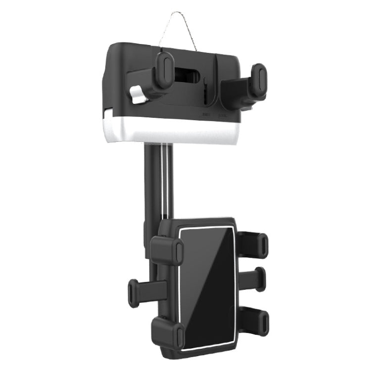 Car Rearview Mirror Phone Holder 360 Degree Rotation Smartphones Stand(Black)