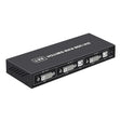 4K DVI USB KVM Switch DVI 2 In 1 Out Adapter Two Computer Shared Switcher Hub(Black) - Switch by PMC TechLife | Online Shopping South Africa | PMC TechLife | Buy Now Pay Later Mobicred