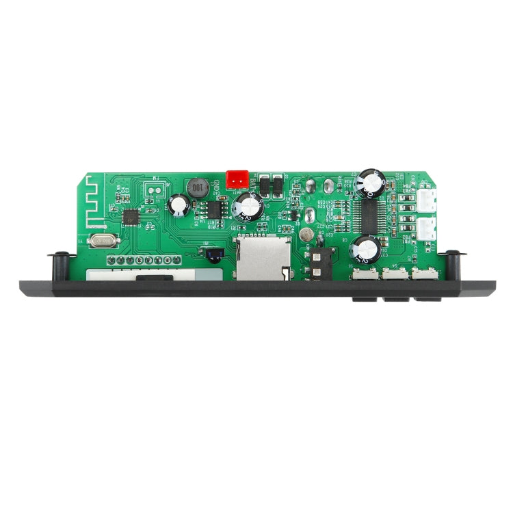 80W 12V Bluetooth MP3 Decoder Board With Power Amplifier Color Screen Call Recording, Model: Big Remote Control
