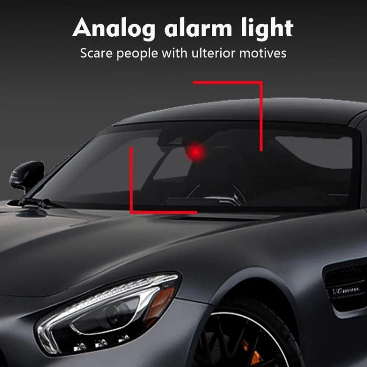 Car Solar Anti-Theft Alarm LED Warning Light With Aromatherapy(Blue Light)