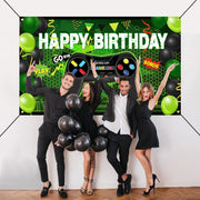 180x110cm Game Console Theme Birthday Background Birthday Party Decoration Banner(2023SRB51)
